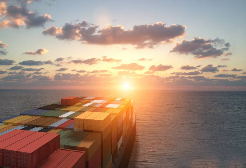 Export maritime par container à travers le monde